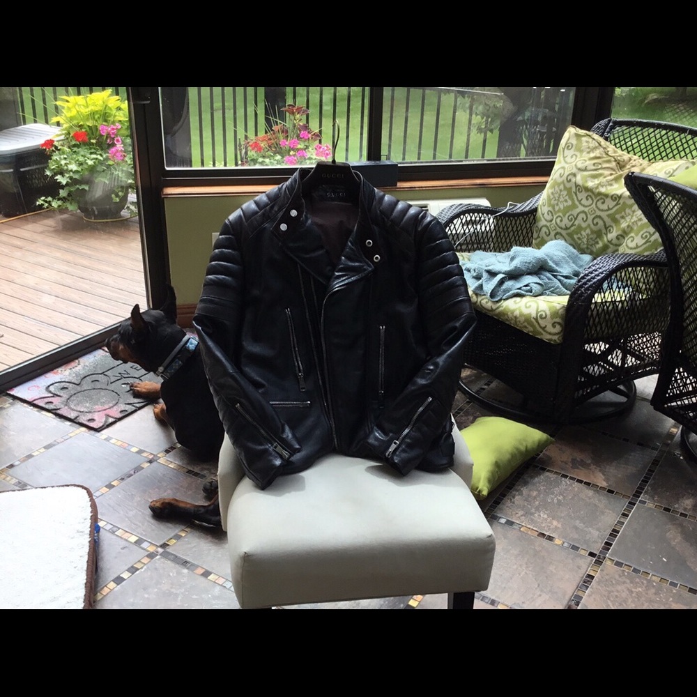 RARE! Men’s Medium Gucci Motorcycle Jacket
